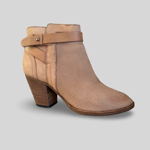 Dolce Vita Yuri Perforated Leather Booties - Picture 2 of 6